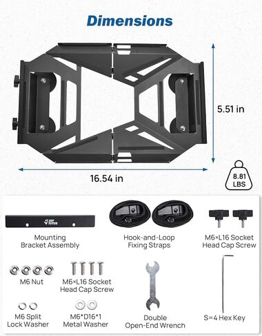 JOYTUTUS Gen 3 Mount for Starlink 440lbs ملحقات التثبيت المغناطيسي سريعة الإصدار للسيارات وأجهزة UTV والقوارب والشاحنات الصغيرة وRvs والشاحنات ذات الأشرطة in Kuwait