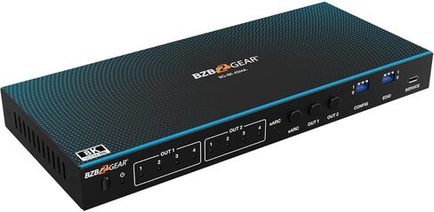 محول مصفوفة 4x2 8K UHD HDMI 2.1 مع تقليل الحجم التلقائي/إزالة تضمين الصوت (دعم 8K60/4K120 وVRR/FVA/ALLM) in Kuwait