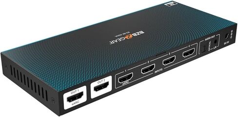 محول مصفوفة 4x2 8K UHD HDMI 2.1 مع تقليل الحجم التلقائي/إزالة تضمين الصوت (دعم 8K60/4K120 وVRR/FVA/ALLM) in Kuwait