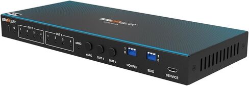 محول مصفوفة 4x2 8K UHD HDMI 2.1 مع تقليل الحجم التلقائي/إزالة تضمين الصوت (دعم 8K60/4K120 وVRR/FVA/ALLM) in Kuwait