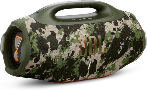 JBL Boombox 4 - Most Powerful Portable Waterproof Speaker with Massive Pro Sound, Up to 34 Hours of Playtime, & Multi-Speaker Connection by Auracast™ (Black) (Renewed) in Saudi Arabia
