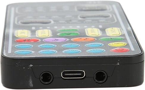 gernie Voice Disguiser for Adults and Kids, Multifunctional 8 Sound Effects Voice Changer with Memory Function, Portable Sound Card Voice Changer for PC Phone Laptops PS4 PS5 Xbox One in Saudi Arabia