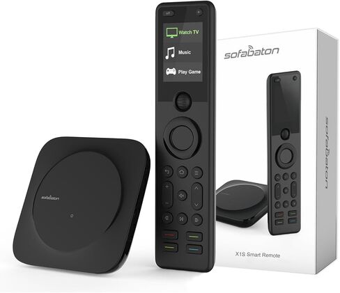 SofaBaton X1S Universal Remote with Hub, All in One Universal Remote Control with SofaBaton Customize APP, One Touch Activities, Compatible with 60 Devices, Compatible with Alexa Google Assistant in Kuwait