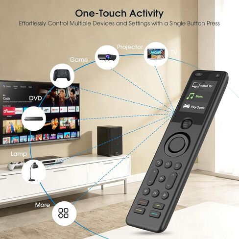 SofaBaton X1S Universal Remote with Hub, All in One Universal Remote Control with SofaBaton Customize APP, One Touch Activities, Compatible with 60 Devices, Compatible with Alexa Google Assistant in Kuwait