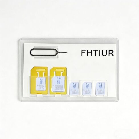 3 Pack Ultra Slim SIM Card Holder, Soft Flexible SIM Storage Case, Wallet Size Travel SIM Organizer with Eject Pin Slot(Green&Red&Yellow) in Saudi Arabia