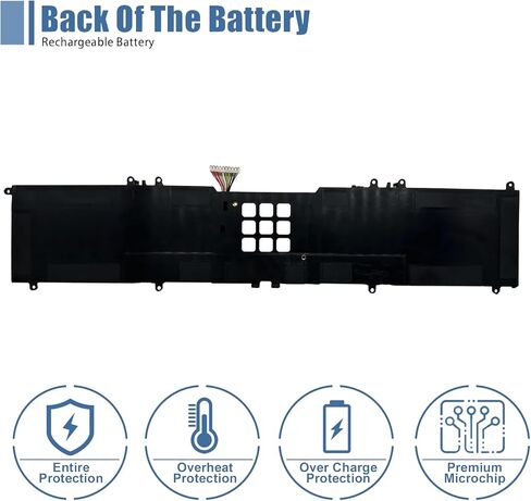 RC30-0423 Laptop Battery Replacement for Razer Blade 17 RTX 3080 Ti/Razer Blade 17 Early 2022 / Razer Blade Pro 17 RTX 3080 Series Laptop RZ09-0368 Battery 15.4V 82Wh/5329mAh 8-Cell in Saudi Arabia