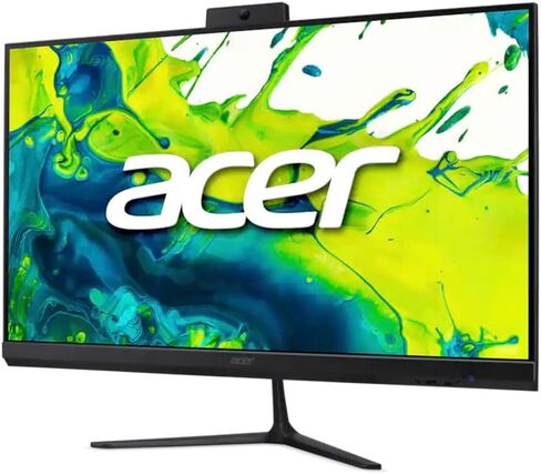 acer Aspire 27 All-in-One Desktop, 27" IPS FHD Display, AMD Ryzen 7 5825U (Ryzen 7 5000 Series), 16GB DDR4, 1TB SSD, Wi-Fi 6E, Webcam, Bluetooth 5.3, Windows 11 Home, with DKZ USB Hub in Saudi Arabia