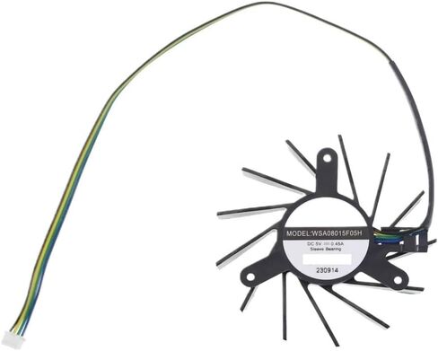 60MM WSA08015F05H BF8015H05S DC5V 0.45A 4-Pin Graphics Card Fan Compatible with HO-564T HO-361 N4DJ-740033-00 9806D1 in Saudi Arabia