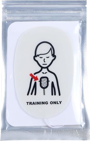 وسادات تدريب AED، 5 أزواج من وسادات تدريب XFT Mini AED (وسادات الأطفال)، تستخدم لـ XFT-D0009، XFT-120N، XFT-120NB، وسادات تدريب بديلة AED، وسادات تدريب CPR in Kuwait