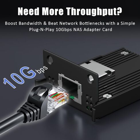 GLOTRENDS ST7480 10Gbps RJ45 Network Card with Marvell AQC113C Controller for Synology NAS, Same Form Factor as E10G22-T1-Mini in Saudi Arabia
