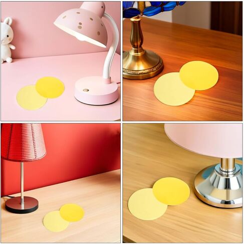 Amosfun 10pcs Gel Light Filter Films Yellow Colored Gel Sheets - 3.9" Color Changing Films Round Warm Tone Correction Overlays Photo Studio Filters for Lamp Headlight Led in Saudi Arabia