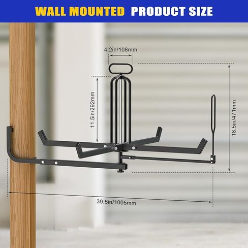 SELEWARE Foldable Cable Dispenser, Floor or Stud Mounted Wire Spool Rack for 4-28 inch Reels, Portable Wire Rack Dispenser with Anti-Slip Handle for Electrical, Industrial & Retail Use in Saudi Arabia
