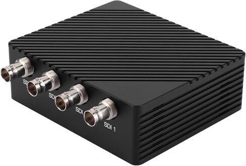 بطاقة التقاط فيديو Maksedfish USB4 ذات 4 قنوات SDI، متوافقة مع Thunderbolt 3/4، مدخل 3G-SDI رباعي يصل إلى 1080P 60FPS للبث المباشر للألعاب والإجراءات القانونية والمؤتمرات البث المباشر in Kuwait