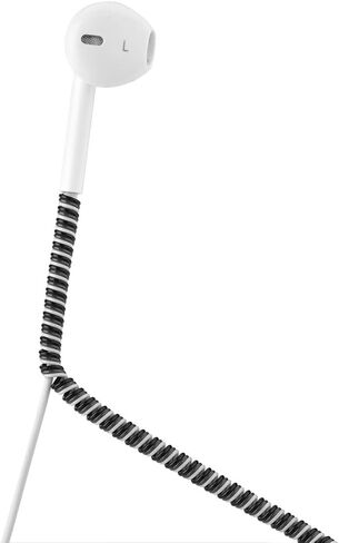Tyenaza 3Types 55inch Universal USB Protector Colorful Data Cable Cover, for Android Charging Cables (Black Grey White) in Saudi Arabia