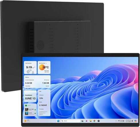 كمبيوتر لوحي الكل في واحد مقاس 21.5 بوصة Win11 Pro، جهاز كمبيوتر بشاشة لمس صناعية بدون مروحة N100، ذاكرة وصول عشوائي 8 جيجابايت وذاكرة قراءة فقط 128 جيجابايت، 1920 * 1080 IPS، USB3.2 * 2، USB2.0 * 2، LAN * 2، HDMI2.0، Type-C3.1 in Kuwait
