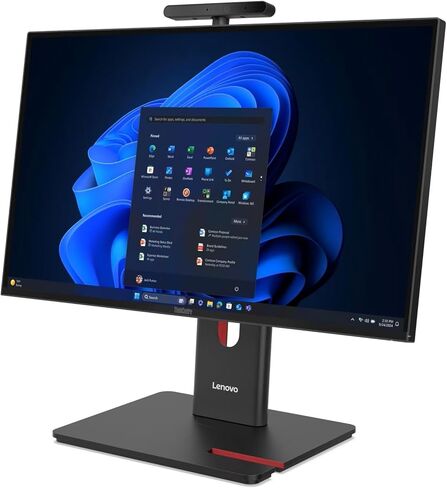 Lenovo ThinkCentre M90a Gen 6 الكل في واحد مع شاشة 27 بوصة QHD (2560x1440) 120 هرتز لا تعمل باللمس، معالج Intel Core Ultra 7 265 vPro، 64 جيجابايت DDR5-5600MT، 1 تيرابايت SSD، Wi-Fi 7، حامل UltraFlex، Windows 11 Pro in Saudi Arabia