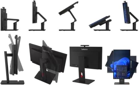 Lenovo ThinkCentre M90a Gen 6 الكل في واحد مع شاشة 27 بوصة QHD (2560x1440) 120 هرتز لا تعمل باللمس، معالج Intel Core Ultra 7 265 vPro، 64 جيجابايت DDR5-5600MT، 1 تيرابايت SSD، Wi-Fi 7، حامل UltraFlex، Windows 11 Pro in Saudi Arabia