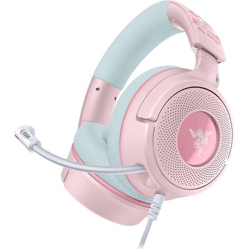Razer Kraken V4 X Wired Gaming Headset: 40 mm Drivers - Cardioid Mic - Memory Foam Cushions - Chroma RGB Lighting - Type C & Type A Cable - for PC, Mac, PS5, Nintendo Switch 2 - My Melody Edition in Saudi Arabia