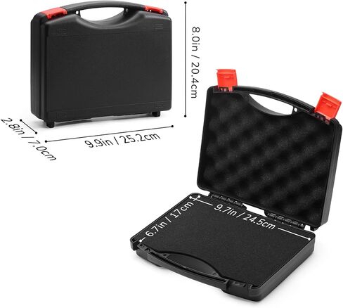 BAOFENG PB6 Carrying Case with Customizable Pluck Foam, Hard Shell Protective Case, Handheld Radio Storage Box, Compatible with UV-5R, UV-5RM Plus, UV-5R Mini, K5 Plus, UV-5G Plus (Case Only) in Saudi Arabia