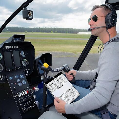 gisgfim 6 Pads VFR Notepad for Pilot Kneeboard Pilot Logbook Professional Knee Board Aviation Airplane Accessories for Flight Bag Addition to The Aviation Knee Board Great Gifts for Students & CFIs in Saudi Arabia