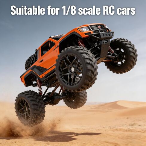إطارات عجلة JIUWU 4X RC إطارات خماسية سداسية 17 مم لمركبات الطرق الوعرة 1:8 (أخضر) in Saudi Arabia