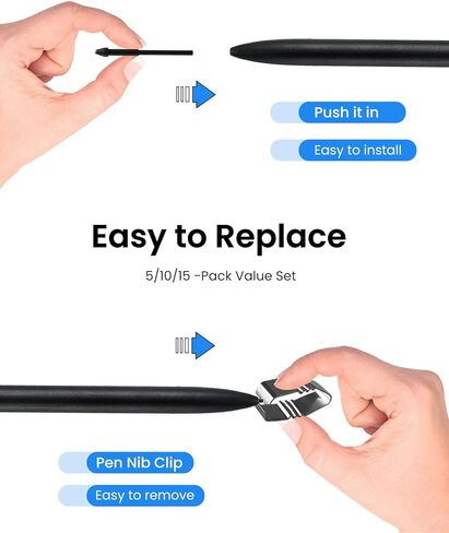 5 PCS Pen Tips for iFLYTEK AINOTE 2, KONXISA Replacement Tibs for E-Ink Devices, Pencil Nibs with Durable and Smooth Writing Experience in Saudi Arabia