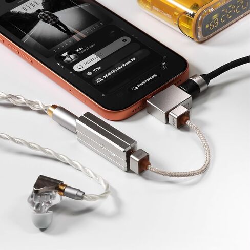 محول DD ddHiFi TC28Max USB-C OTG مع شحن PD بقدرة 60 وات، DAC/Amp عالي الدقة متوافق مع الهاتف in Kuwait