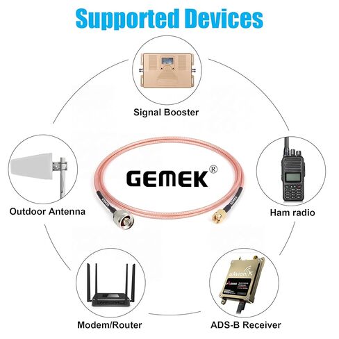 5ft SMA Male to N Male Cable 2PCS, RG316 SMA to N Cable 50 Ohm for WiFi Router, GPS Receiver, Antenna, Signal Booster Use in Saudi Arabia