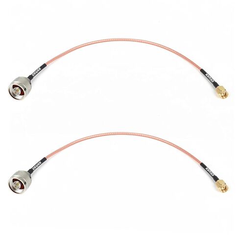 5ft SMA Male to N Male Cable 2PCS, RG316 SMA to N Cable 50 Ohm for WiFi Router, GPS Receiver, Antenna, Signal Booster Use in Saudi Arabia
