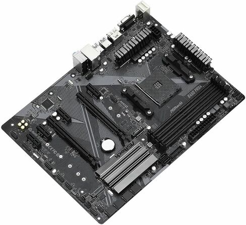 Asrock B450 PRO4 R2.0 AM4 AMD Promontory B450 SATA 6Gbps ATX AMD Motherboard in Saudi Arabia