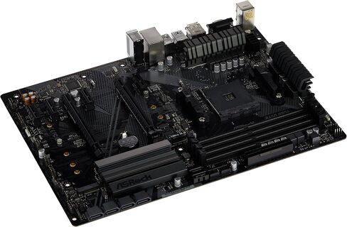 Asrock B450 PRO4 R2.0 AM4 AMD Promontory B450 SATA 6Gbps ATX AMD Motherboard in Saudi Arabia