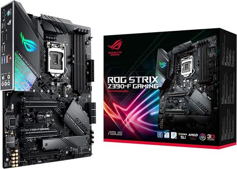 ASUS ROG Strix Z390-F Gaming Motherboard LGA1151 (Intel 8th and 9th Gen) ATX DDR4 DP HDMI M.2 USB 3.1 Gen2 Gigabit LAN in Saudi Arabia
