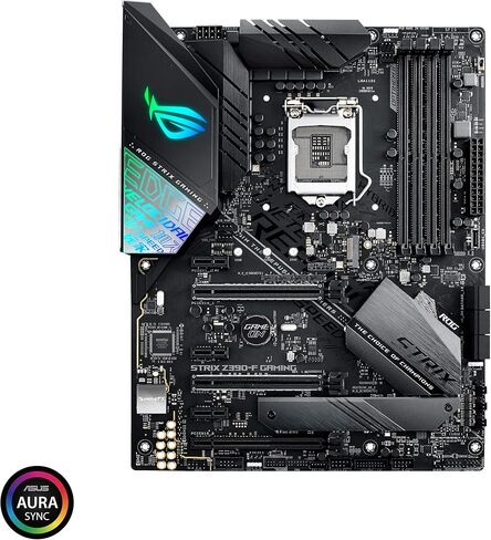 ASUS ROG Strix Z390-F Gaming Motherboard LGA1151 (Intel 8th and 9th Gen) ATX DDR4 DP HDMI M.2 USB 3.1 Gen2 Gigabit LAN in Saudi Arabia