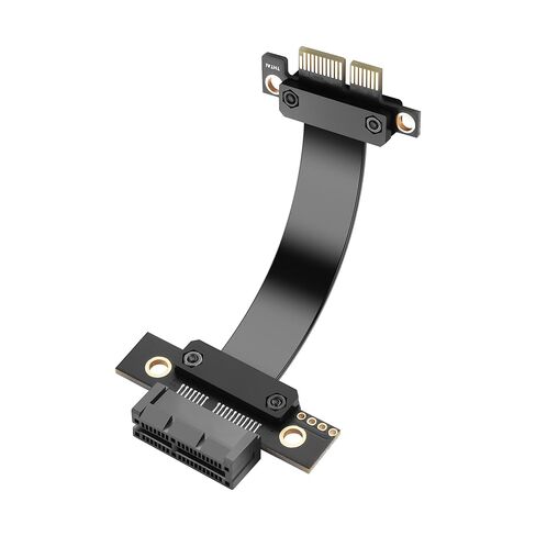 SinLoon PCIe 4.0 X1 Riser Cable 180 Degree PCI-E 1X Male to Female Riser Extension Cord - 1818 (5CM) in Saudi Arabia
