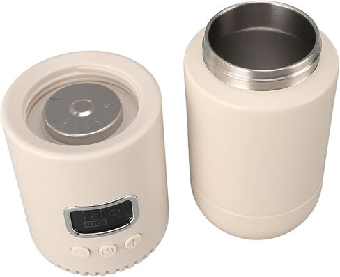 جهاز تسخين الحليب المحمول، قابل لإعادة الشحن عبر USB 55 تسخين سريع، سعة كبيرة 400 مل مع بطارية 10000 مللي أمبير، للسفر في الهواء الطلق in Kuwait