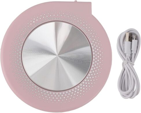 Zerodis USB كوب دفئا كوب كهربائي لوحة التدفئة 55C السيارات خارج السلطة للقهوة الشاي الحليب الشوكولاته الساخنة مع منفذ USB لطلاب المكتب in Saudi Arabia