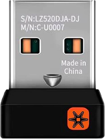 C-U0007 C-U0008 جهاز استقبال موحد USB دونجل لاسلكي لاستبدال لوحة مفاتيح الماوس Logitech جهاز استقبال موحد متوافق مع M185 M325 M510 M570 M705 K270 K375s in Kuwait