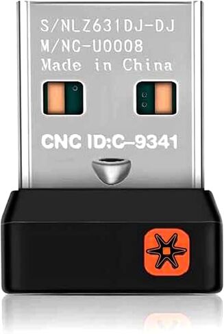 C-U0007 C-U0008 جهاز استقبال موحد USB دونجل لاسلكي لاستبدال لوحة مفاتيح الماوس Logitech جهاز استقبال موحد متوافق مع M185 M325 M510 M570 M705 K270 K375s in Kuwait