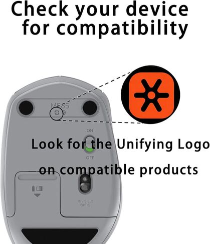 C-U0007 C-U0008 جهاز استقبال موحد USB دونجل لاسلكي لاستبدال لوحة مفاتيح الماوس Logitech جهاز استقبال موحد متوافق مع M185 M325 M510 M570 M705 K270 K375s in Kuwait
