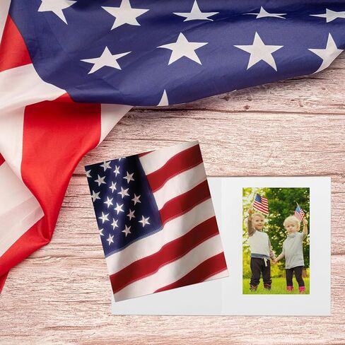 Neil Enterprises Inc. 4" x 6" American Flag Photo Folder - Pack of 100 in Saudi Arabia