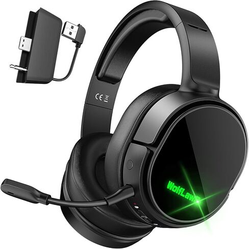 سماعة الألعاب اللاسلكية WolfLawS لأجهزة Xbox Series X|S وXbox One وPS5 والكمبيوتر الشخصي وسماعات الألعاب المزودة بتقنية Bluetooth وميكروفون إلغاء الضوضاء in Kuwait