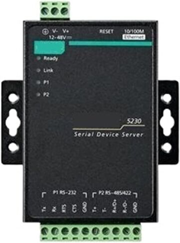 Arionyx NPort 5230-T 2-Port Device Server with 1 RS-232 Port and 1 RS-422/485 Port, -40 to 75°C Operating Temperature RS232 in Saudi Arabia
