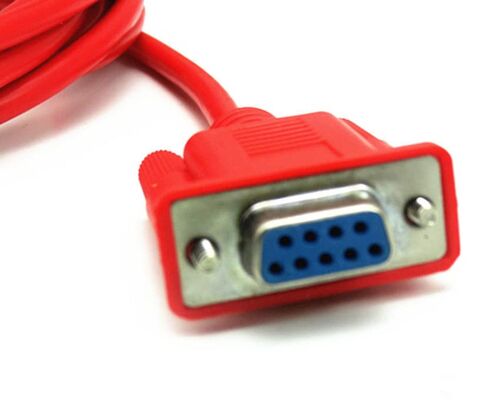 SC-09 is Suitable for RS232 Serial Port Cable, PLC Programming Cable, Data Download Cable, Communication Cable, red in Saudi Arabia