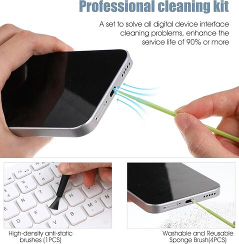 20PCS USB C Port Cover, 4-in-1 Silicone Anti Dust USB C Plug Cover Set, Charging Port Covers in Saudi Arabia