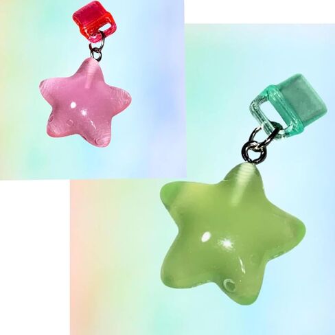 7pcs Dust Plug Charms for Night Glow Stars USB C Type Cute Port Covers for Electronic Readers Smartphones and Laptops Compat in Saudi Arabia