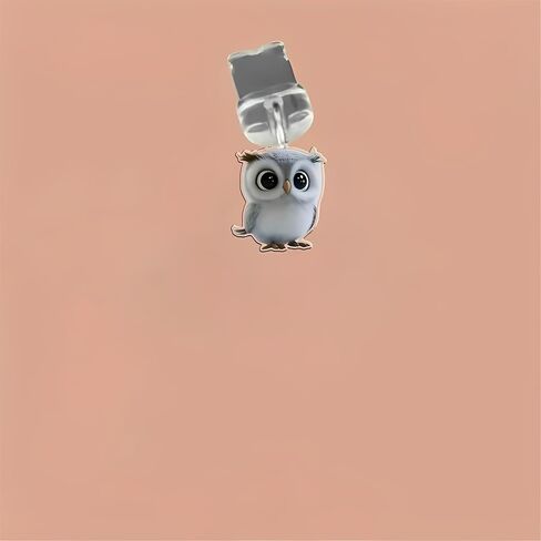Cute Owl Dust Plug Acrylic Charms for electronic products,Type-C Charging Port Dust Plugs Pendant Compatible with E-Reader Phone Tablet, Gift for Christmas, Birthday, Anniversary Day in Saudi Arabia