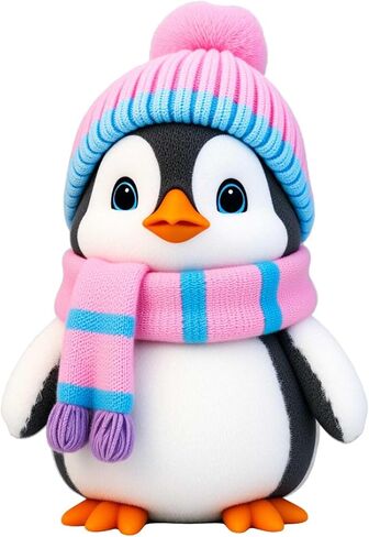 Cozy Winter Penguin Dust Plug Acrylic Charms for electronic products,Type-C Charging Port Dust Plugs Pendant Compatible with E-Reader Phone Tablet, Gift for Christmas, Birthday, Anniversary Day in Saudi Arabia