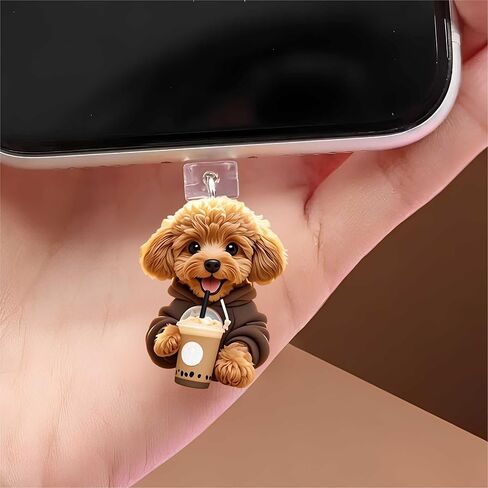 Ginger Cat Holding Heart Dust Plug Acrylic Charms for electronic products,Type-C Charging Port Dust Plugs Pendant Compatible with E-Reader Phone Tablet, Gift for Christmas, Birthday, Anniversary Day in Saudi Arabia