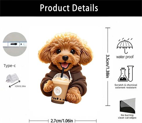 Ginger Cat Holding Heart Dust Plug Acrylic Charms for electronic products,Type-C Charging Port Dust Plugs Pendant Compatible with E-Reader Phone Tablet, Gift for Christmas, Birthday, Anniversary Day in Saudi Arabia