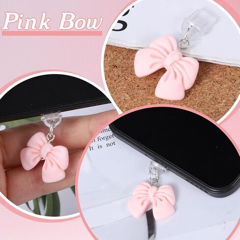 4 Pcs Dust Plug Charm Compatible with Type C Charging Port Cell Phone Dust Plug Charging Port Covers Anti Dusts Plugs Cover for Laptops Phones Earphones Accesories in Saudi Arabia